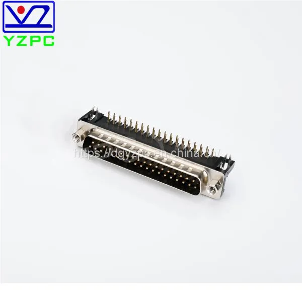 D-SUB D Connector Double Row DR37 Right Angle Male Fock Lock photo-2