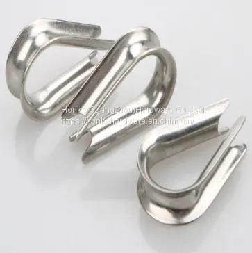 For Wire Rope High Polished Open Type 304 Stainless Steel Wire Rope Thimble photo-4