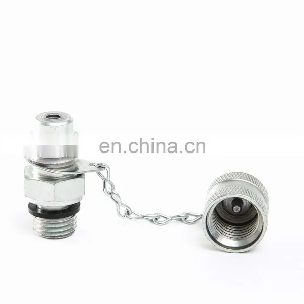 Free Fit Hydraulic Tester Hose Pressure Gauge Kit With 8 Couplings Excavator Parts Hydraulic Pressure Test Kit photo-5