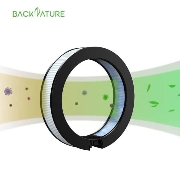 98% Fume Removal Rate European Mini Air Purifier for Home photo-2