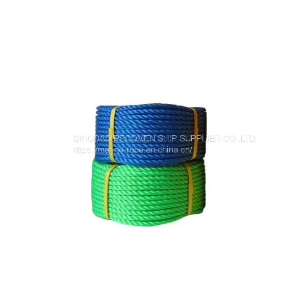 RECOMEN Supply High Quality Nylon 3 Strands Twisted Rope 12mm Floating Rope 3 Strand Rope for Marine photo-2