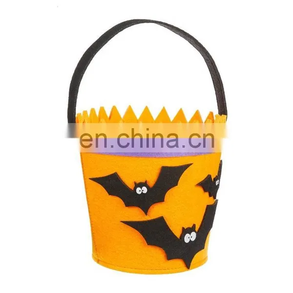 Halloween Lantern Felt Bucket Candy Bag for Kids Trick or Treat photo-4