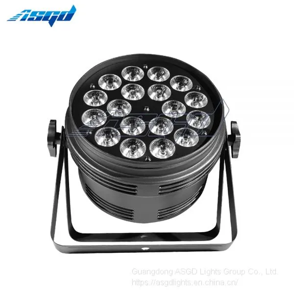 ASGD 18 RGBW Four-in-one Mini LED Par Light Professional Stage Effect Lighting photo-3