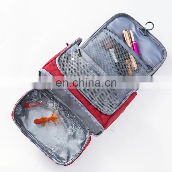 Multifunctional Polyester Waterproof Hanging Travel Toiletry Bag OEM ODM Welcomed photo-4