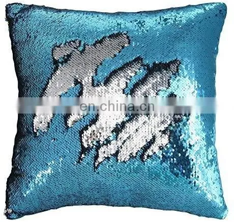 Hot Selling 2019 Amazon New Design Double Face Reversible Sequin Cushion /pillow Cushion Cover for Bed or Sofa Bed photo-2