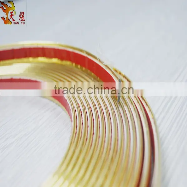 Pvc Plastic D Shape Extrusion Profile Self Adhensive Plastic Strip photo-2