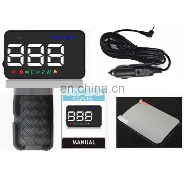 2020 Car GPS HUD Head Up Display Projector Overspeed Voltage Alarm Water Temperature Rotor photo-5