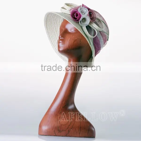 Fashion Women Head Mannequin Plastic Female Mannequin H1070
