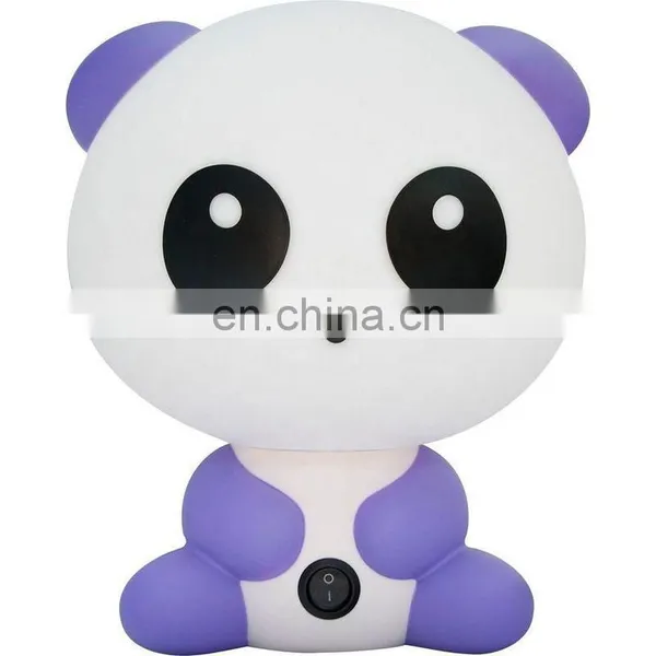 Baby Kid Bedroom Desk Panda Cartoon Animal Plug in Night Light photo-5