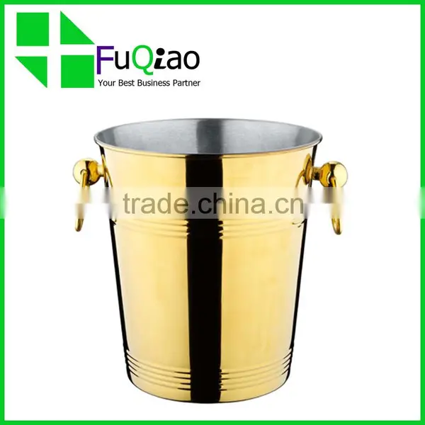 Barware Bar Accessory Stailess Steel Round Champagne Ice Bucket Electric Beer Cooler photo-2