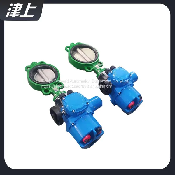 Electric Butterfly Valve Electric Actuator DN32 Smoke Ventilated Electric Actuator photo-3