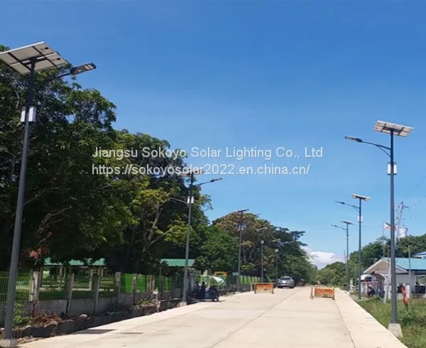 100W CONCO SOLAR STREET LIGHTS IN PHILIPPINES