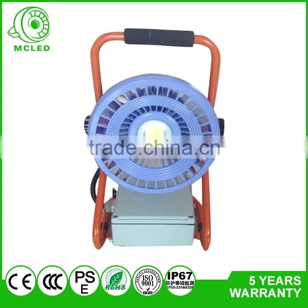 Movable Battery Lamp Portable Working Operating Lights Rechargeable Flood Light Led 40W photo-3
