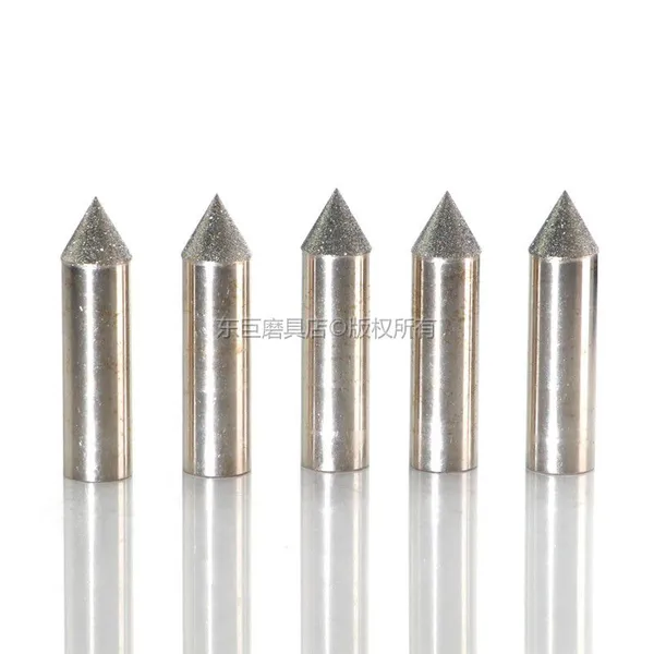 Electroplated Diamond Mounted Points CBN Grinding Tools Sharp Arrow Head Abrasive Tools photo-2