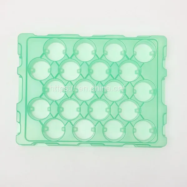 Green PET Vacuum Forming Plastic Blister Trays for Auto Parts Plastic Blister Packaging Inner Trays photo-5