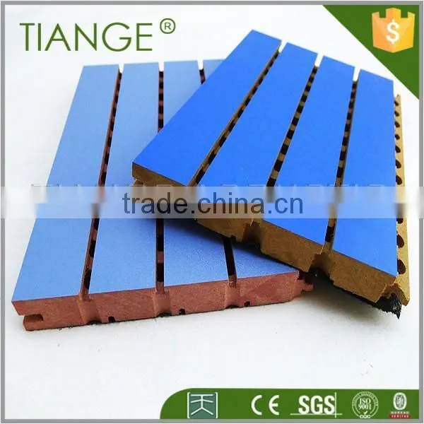 Interior A1 Fire Retardant MDF Sound Absorb Wall Panel photo-2