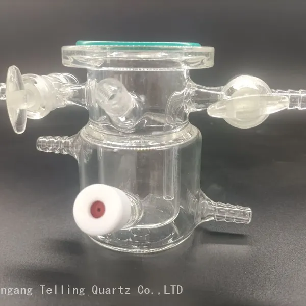Quartz Glass Reactor Photocatalytic Reactor With Uv Penetration Vacuum Quartz Reactor photo-5