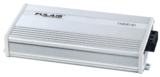High power, high efficiency compact mini amplifier-4x100W @ 4 ohms