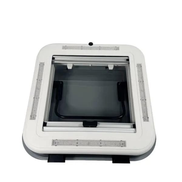 MAYGOOD MG16SL Durable and Strong Aluminum Top Frame RV Caravan Motorhome Skylight With LED Lights 500*500mm photo-3