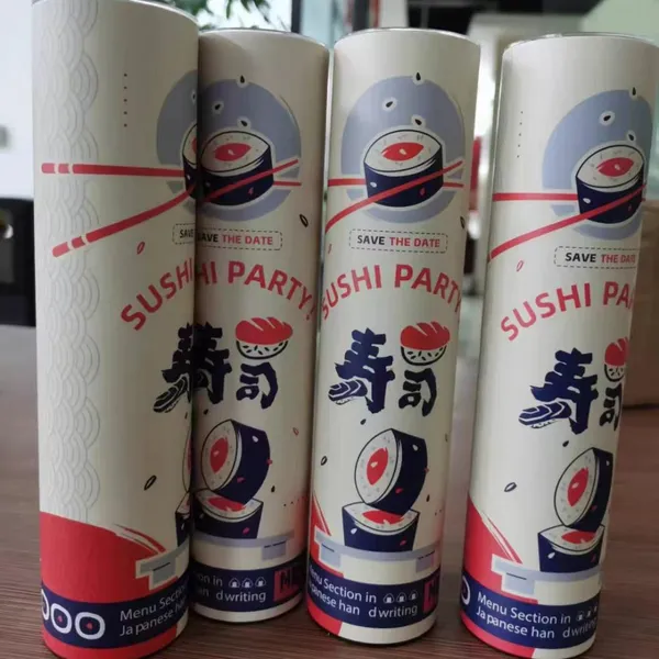 Portable Sushi Push Pop Container for Takeaway for Picnic Lunch Box