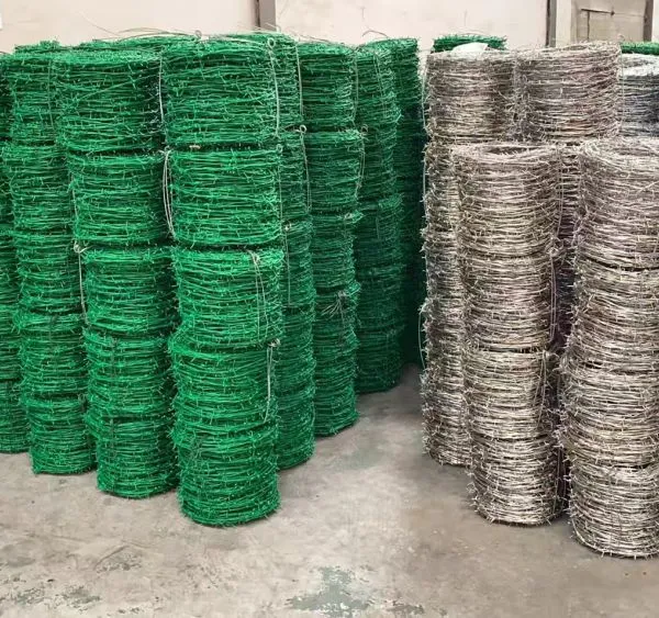 PVC Coated Barbed Wire Mesh With 15mm-30mm Barbed Length for Fencing photo-1