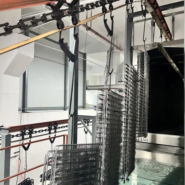 Continuous Electrophoretic Coating Line Water Pump Parts Pretreatment Dipping System photo-2