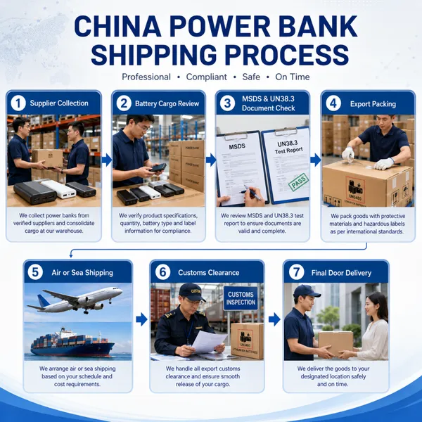 China Power Bank Shipping Agent for Battery Product Importers photo-5