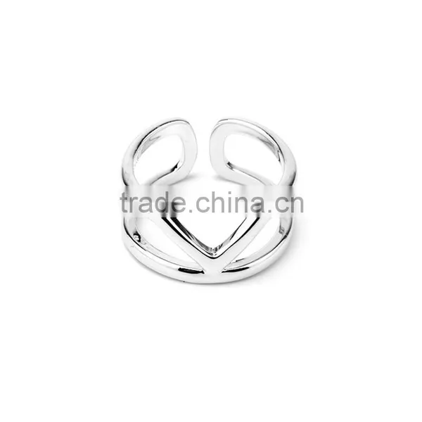 Popular Shiny Funky Punk Latest Wedding Open Wrap Knuckle Ring Designs photo-2