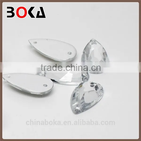 // Newest Design Transparent Ss6 Ss10 Ss16 Ss20 // Ladies Rhinestone Shoe Accessories // photo-2