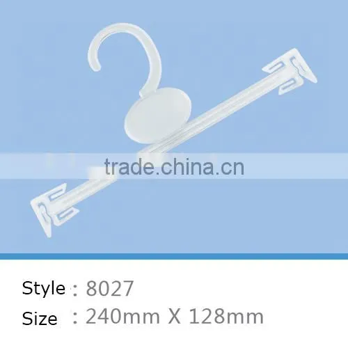 Transparent Plastic Clothes Hanger for Lingerie