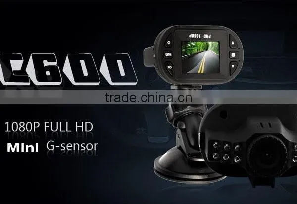 1.5 Inches Screen Loop Recording 120 Degree Wide Angle MOV C600 Full HD1080p Car DVR photo-4