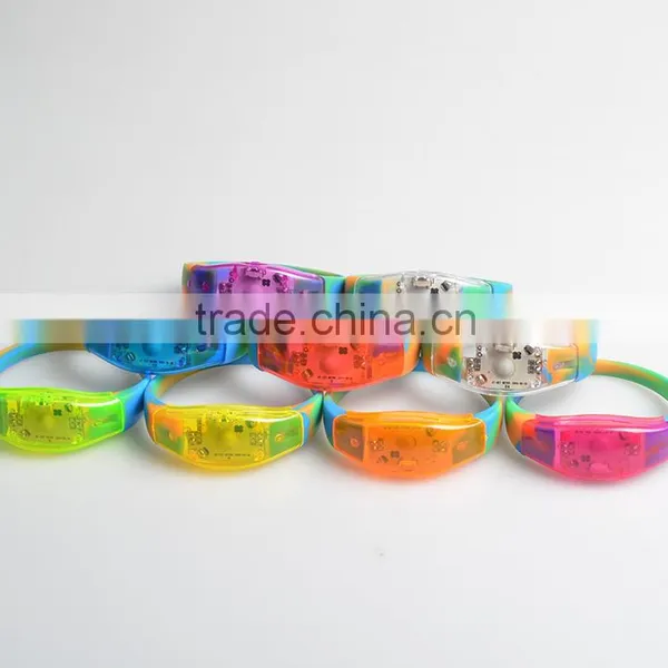 2016 Light-Up Flashing Bracelets Led Bracelet Led Silicone Bracelet photo-2