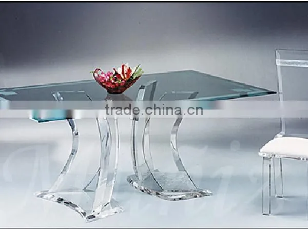 Glass Table Dining Furnitures Use for Hotel or Wedding