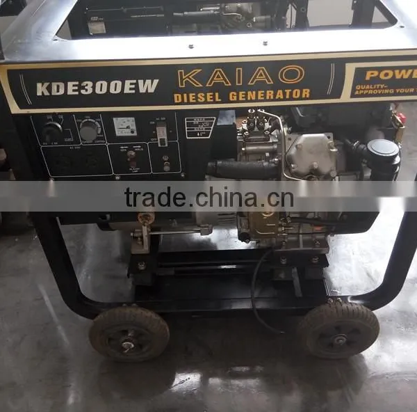 KDE300EW/AC Single Phase 3KW/DC 300A Double Use Diesel Welder Generator photo-3