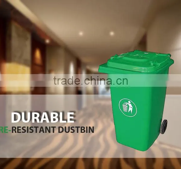 Outdoor Green Fire-resistant Dustbin photo-2