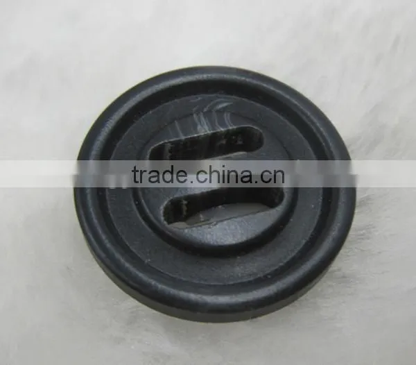 Sedex Audited Factory 2 Pillar Oval Shape Hole Resin Button for Military Garment, Polyester Military Garment Button photo-5