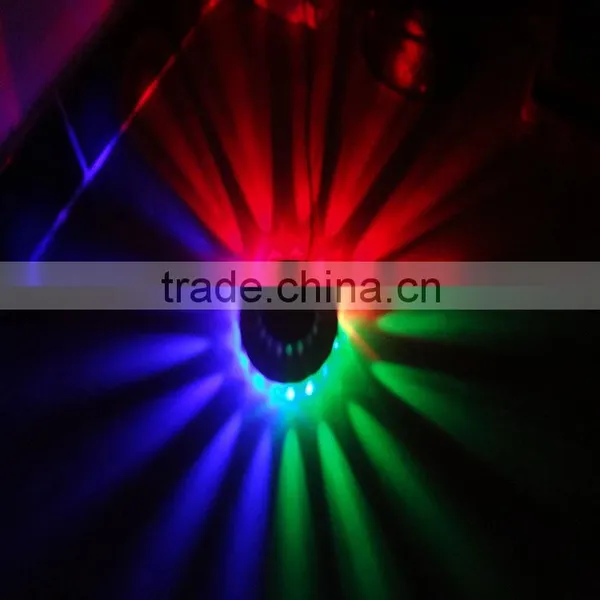 6W Rotating RGB LED Disco Stage Light Effect Party Club Lighting Projector photo-5