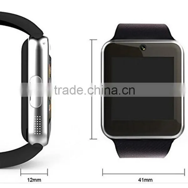 2016 Wholesale Top Selling GT08 Smart Watch With SIM Card ,MTK 6260A IOS Bluetooth Smart Watch GT08 VS DZ09 Android Smart Watch photo-6