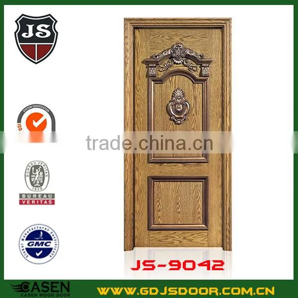 Mahogany Morden Fancy Polished Entry Solid Wood Door photo-2