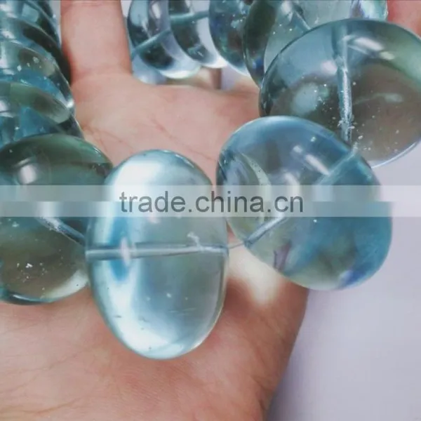 Big Size Glass Beads Rondelle photo-2