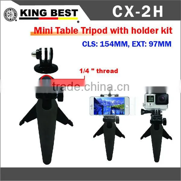KING BEST CX-2H New Products 2016 Sport Camera Acessories for GOPROS Multifunction Tripod Kit