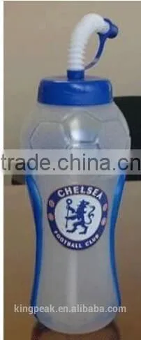 2015 Best Selling BPA Free PE Football Type Plastic Water Bottle/Sports Bottle/Travel Bottle/Plastic Bottle/drinking Bottle photo-2