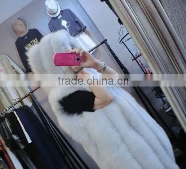 Factory Directly Wholesale Price Fashion Fox Fur Vest /real Fox Fur Vest photo-5
