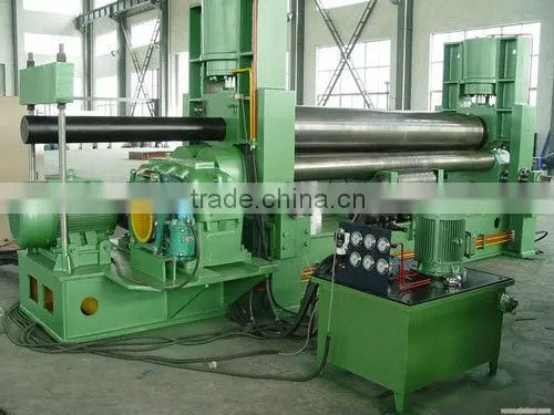 W11 Symmetrical Merchanical 3-roll Cone Rolling Machine 20*2500