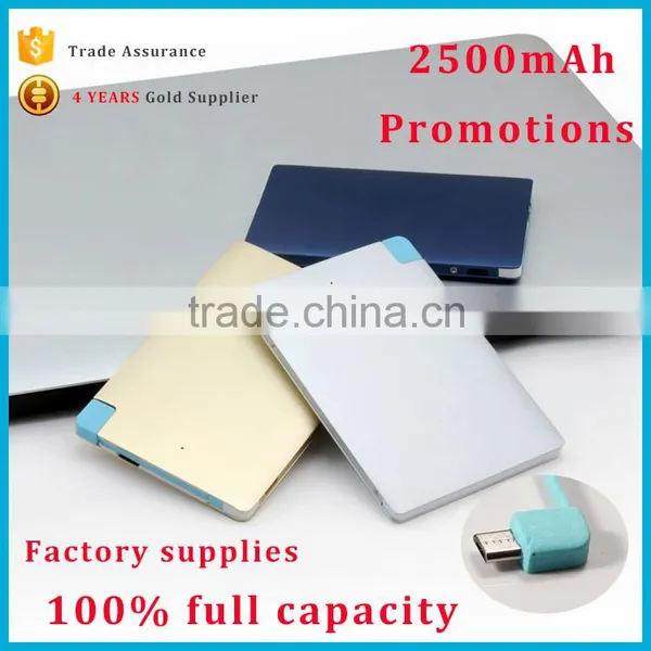 High Quality Cheap Price Wholesale Slim Mobile Power Bank 2600mah 4000m10000mah 20000mah 50000mah Charger for Apple and Android photo-3