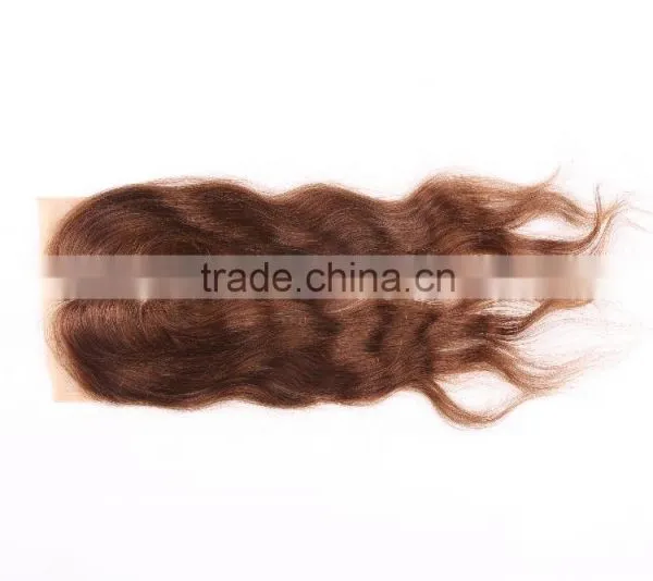 TOP 7A Virgin Peruvian Lace Closure Body Wave Free Middle Part Human Hair Closure Peruvian Body Wave Lace Closure Bleached Knots photo-4