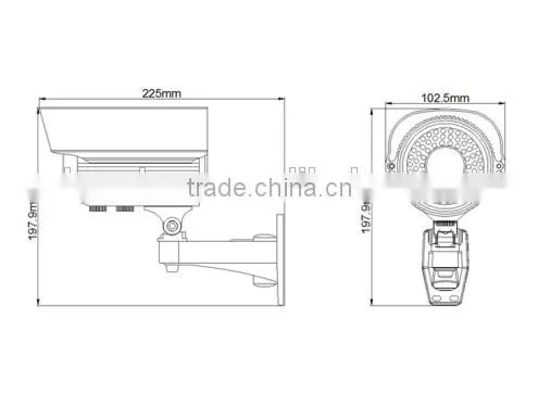 High Quality Cheap Price CCTV Camera 1080p Bullet CVI Camera Camera Detector photo-3