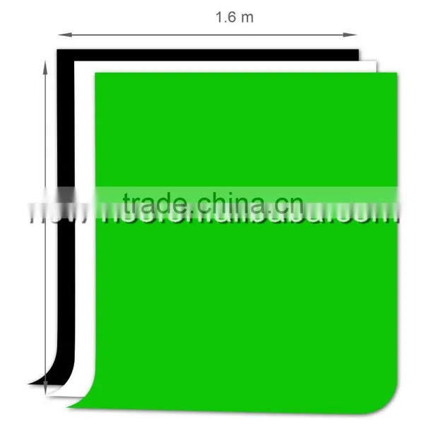 Photo Studio Lighting Kit Black White Green Backdrop Background Stand Set photo-3