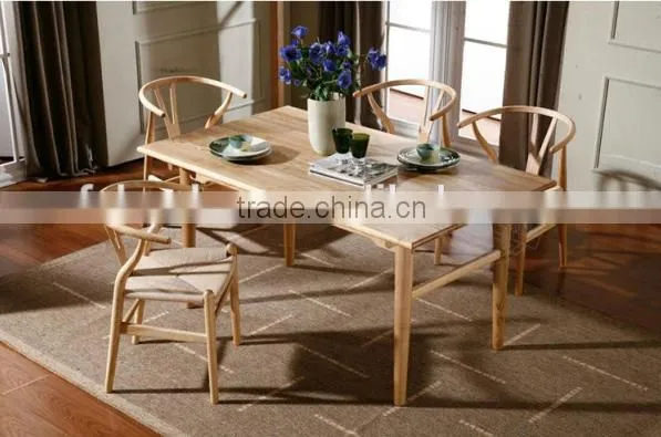 wood dining chair, classic wood wishbone chair
