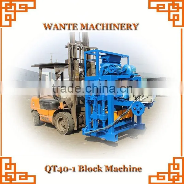 WANTE MACHINERY QT40-1 House Plans Fully Automatic Block Making Machine photo-5